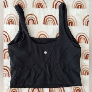 Lululemon - Nulu Fold Tight Crop Yoga Top
